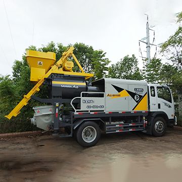 混凝土泵車泵送前的常規檢查