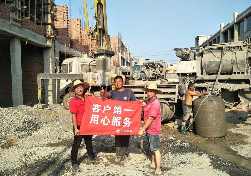 混凝土泵車還是選三民重科好！
